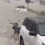 Fortes chuvas alagam ruas de cidades do interior de Sergipe 