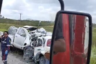 Três pessoas morrem em grave acidente na BR-235, em Itabaiana