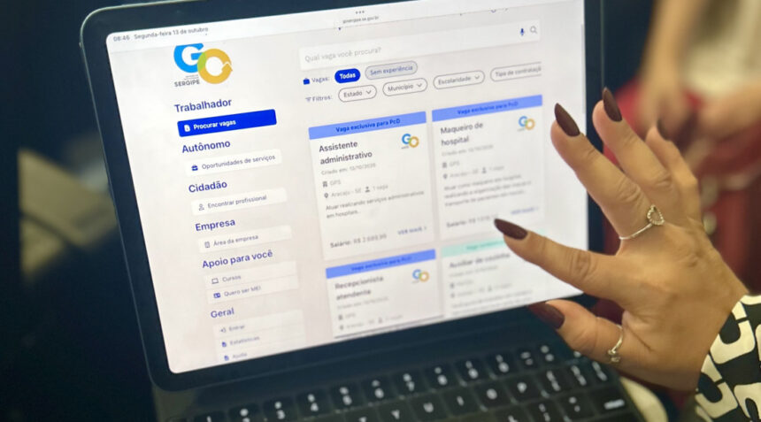 Governo oferece 1.164 vagas de emprego na plataforma GO Sergipe nesta segunda-feira
