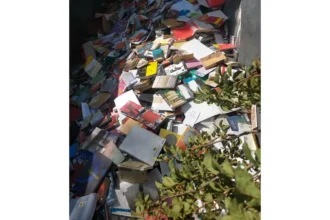 Prefeitura de Osasco joga no lixo livros de biblioteca municipal