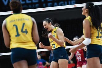 Brasil domina França e segue sem perder na Liga das Nações feminina