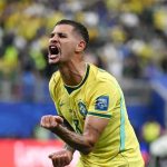 Bruno Guimarães vira “regista” do Brasil e pode igualar marca de Pelé