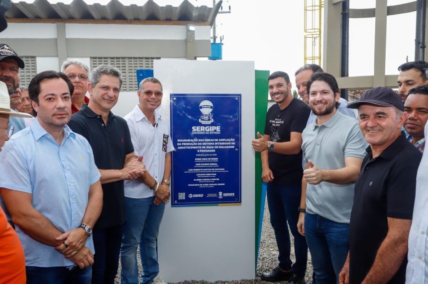 Governador entrega obras de abastecimento em Malhador e Moita Bonita e autoriza rodovia entre agreste e leste sergipanos