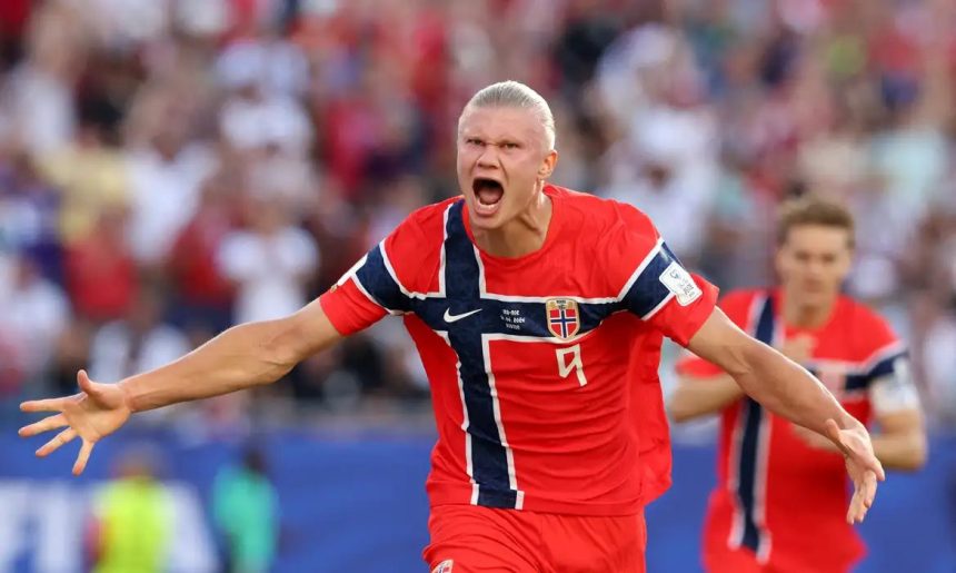 Haaland brilha e Noruega goleia Iraque em seu retorno à Copa do Mundo