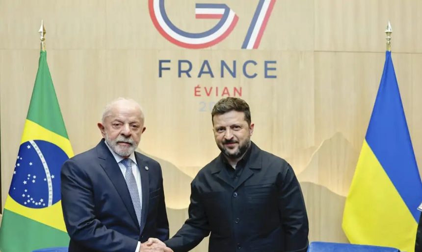 Lula e Zelensky debatem saída diplomática para guerra Ucrânia x Rússia