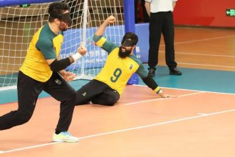 Seleção brasileira masculina vai à semifinal do Mundial de goalball