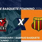 TV Brasil transmite Sesi Araraquara x Sampaio Basquete neste domingo