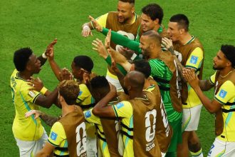 Vini Jr. brilha e Brasil se classifica em 1º com 3×0 sobre a Escócia