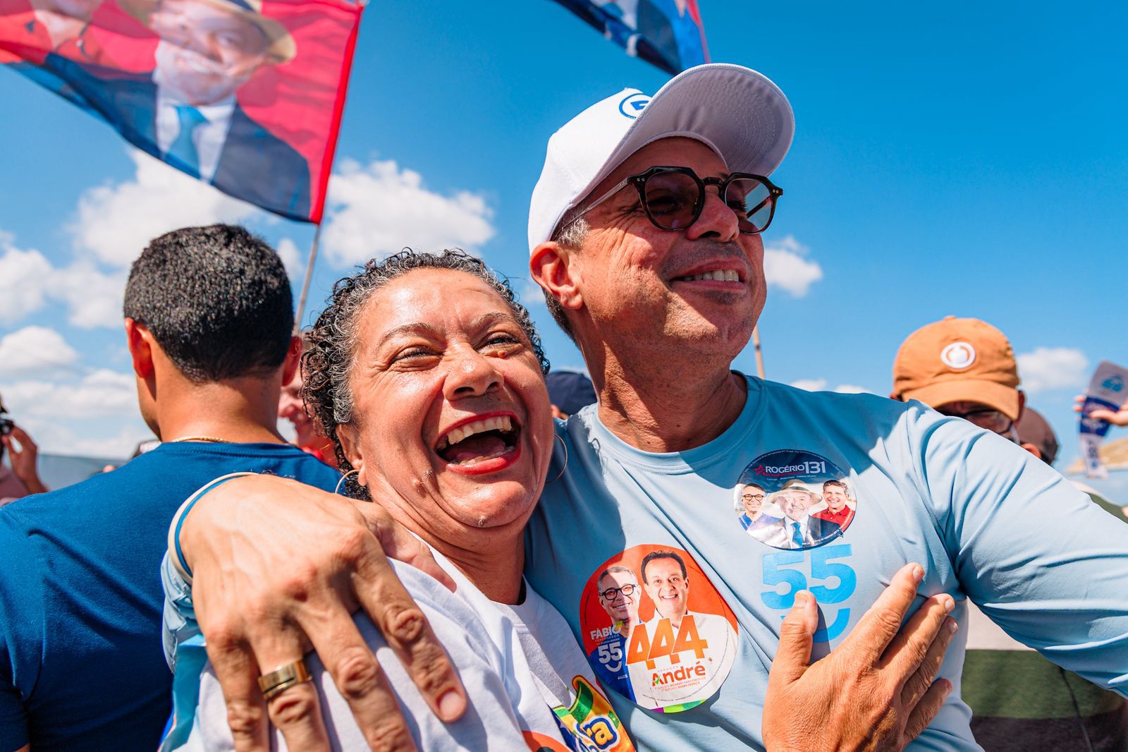 Governador Fábio Mitidieri em agenda de campanha em Aracaju