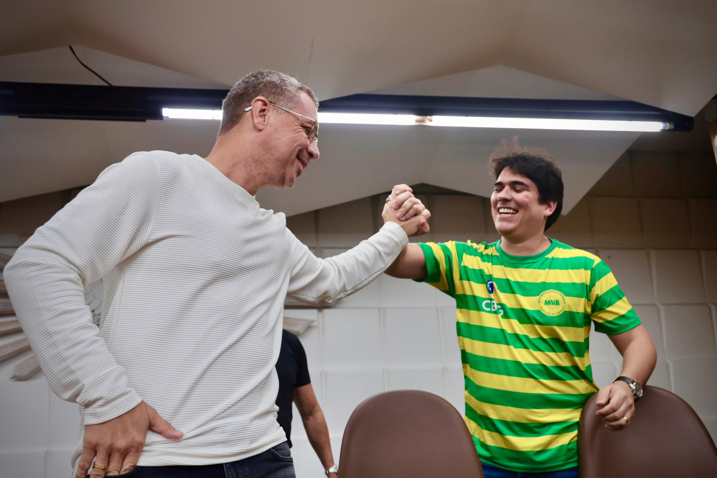 Seleção Brasileira de Ginástica Rítmica recebida no Palácio dos Despachos
