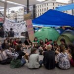 Protestos em Madri entram no 3º dia após despejo de aposentada