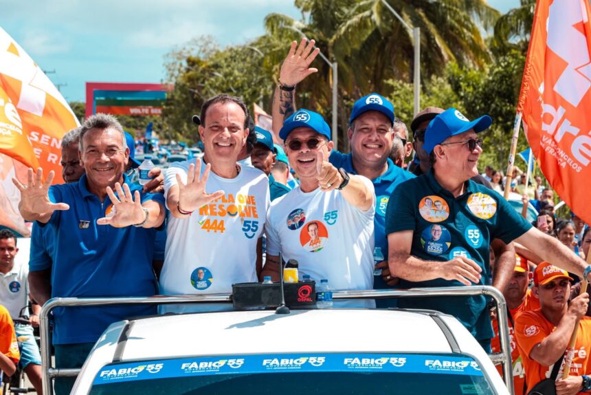 Multidão acompanha carreata de Fábio Mitidieri no Baixo São Francisco e reforça apoio a governador