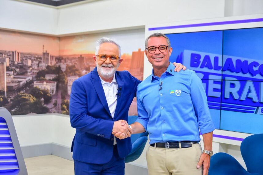 “Entregamos mais de 100 escolas, melhoramos a educação e valorizamos professores”, afirma Fábio à TV Atalaia