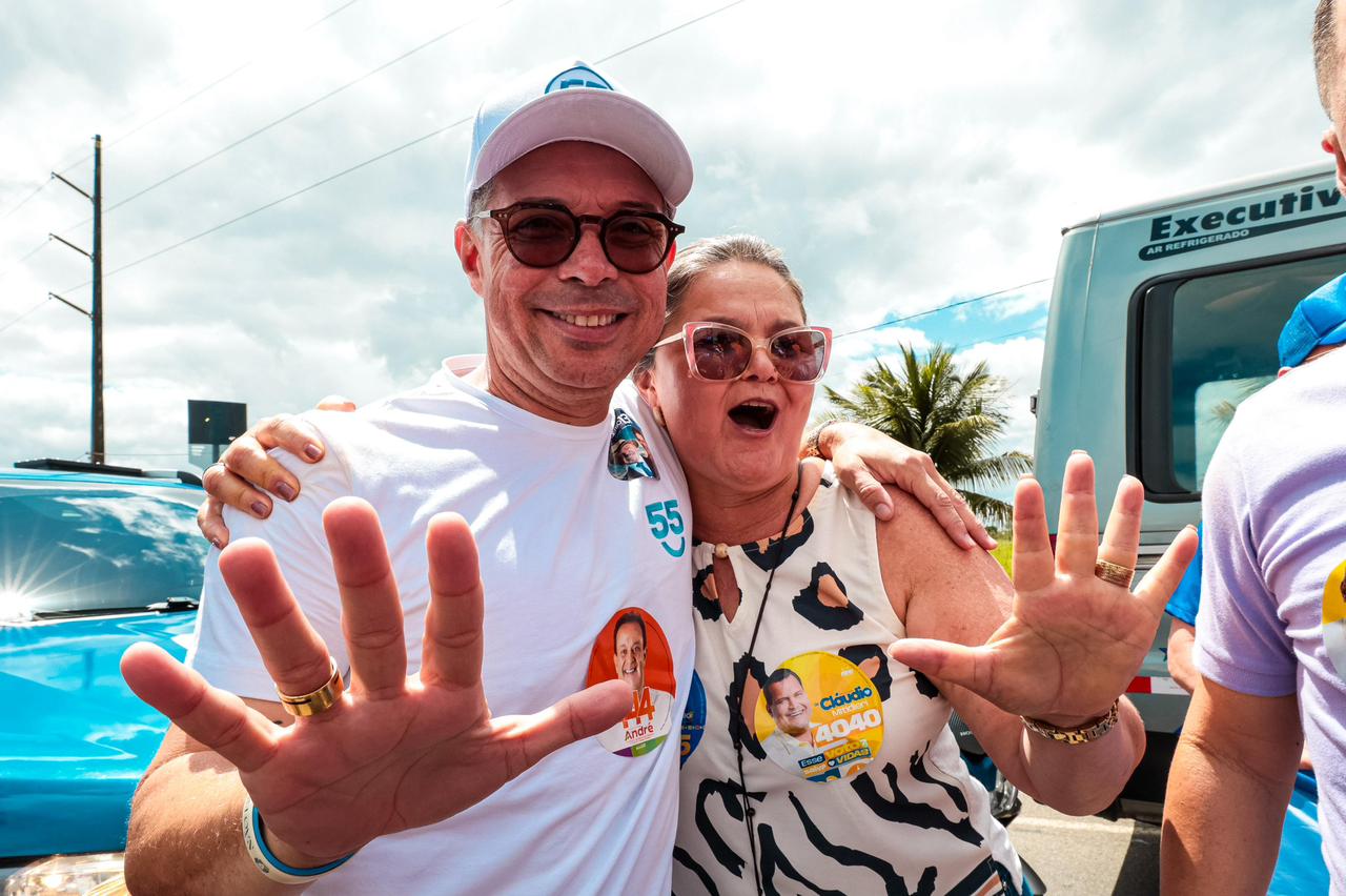 Governador Fábio Mitidieri em campanha em Aracaju