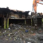 Ceagesp constrói estrutura provisória para atingidos por incêndio