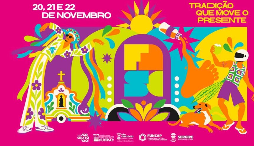 Convite à imprensa: Prefeitura de São Cristóvão e Governo de Sergipe lançam programação do Fasc 2026 na próxima quinta-feira, 15
