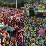 Em Brasília, atos por Lula e Flávio ficam a 2 km de distância
