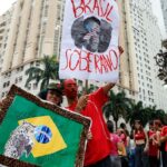 Estudantes fazem ato no Rio de Janeiro em defesa de voto em Lula