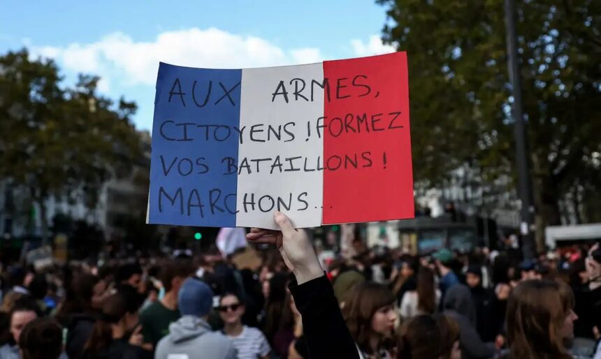 Protestos na França ocorrem sob forte esquema de segurança