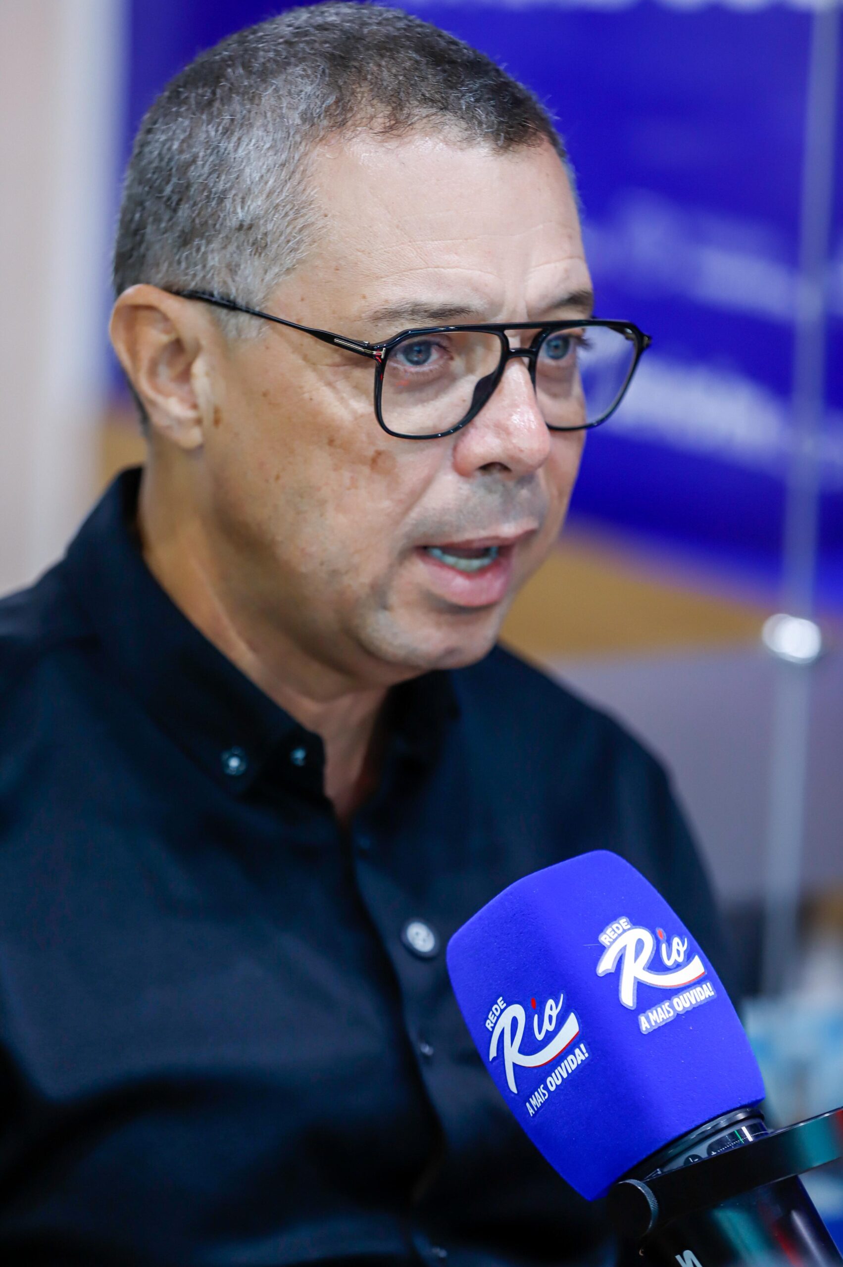 Fábio Mitidieri em entrevista à Rede Rio FM