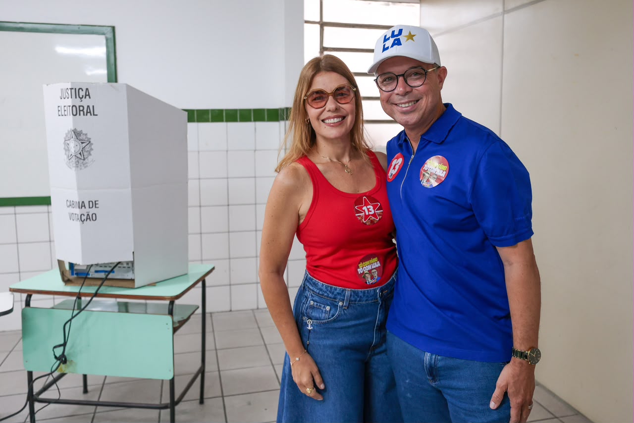 Fábio Mitidieri no Colégio Dinâmico, em Aracaju