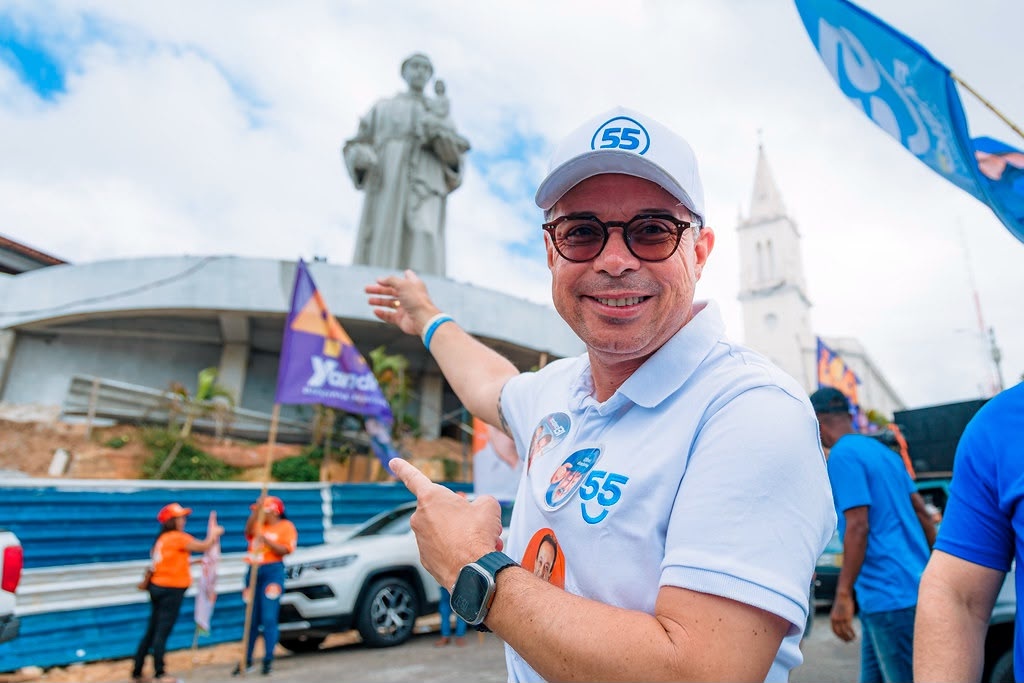 Fábio Mitidieri na Colina de Santo Antônio, em Aracaju