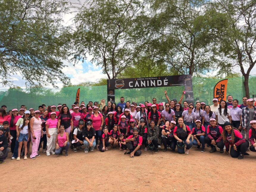 Paintball Rosa marca o Outubro Rosa em Canindé de São Francisco